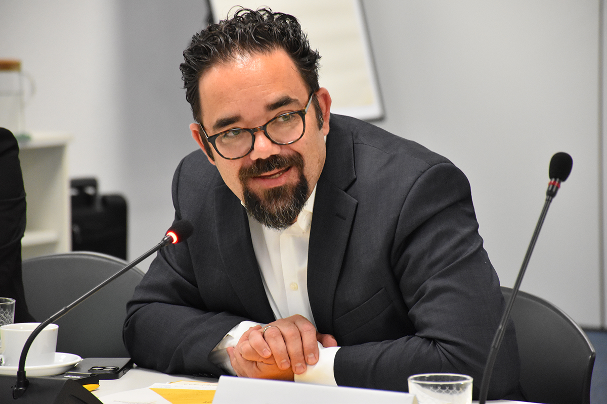 Christian Kühn, Präsident des Bundesamts für die Sicherheit der nuklearen Entsorgung/BASE (85. NBG-Sitzung, 17.5.2024/Berlin-Online) (Quelle: Aygül Cizmecioglu) Christian Kühn, Präsident des Bundesamts für die Sicherheit der nuklearen Entsorgung/BASE (85. NBG-Sitzung, 17.5.2024/Berlin-Online)