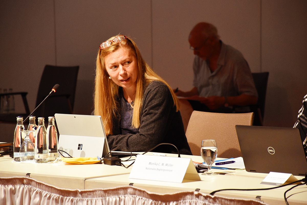 Magdalena Scheck-Wenderoth, NBG-Mitglied (39. NBG-Sitzung, 18.06.2020/Berlin) (Quelle: Aygül Cizmecioglu) Magdalena Scheck-Wenderoth, NBG-Mitglied (39. NBG-Sitzung, 18.06.2020/Berlin)