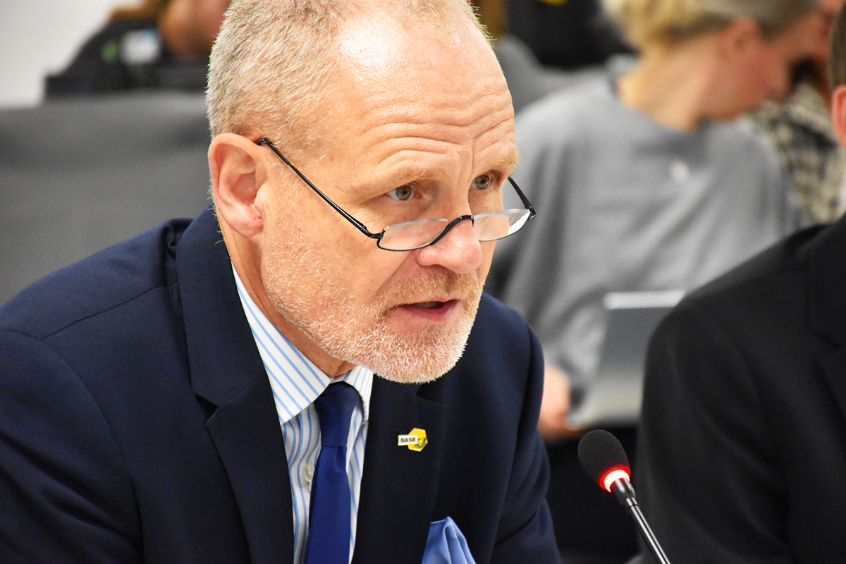 Sebastian Stransky, Bundesamt für die Sicherheit der nuklearen Entsorgung/BASE (100. NBG-Sitzung, 14.10.2025/Berlin-Online) (Quelle: Aygül Cizmecioglu) Sebastian Stransky, Bundesamt für die Sicherheit der nuklearen Entsorgung/BASE (100. NBG-Sitzung, 14.10.2025/Berlin-Online)