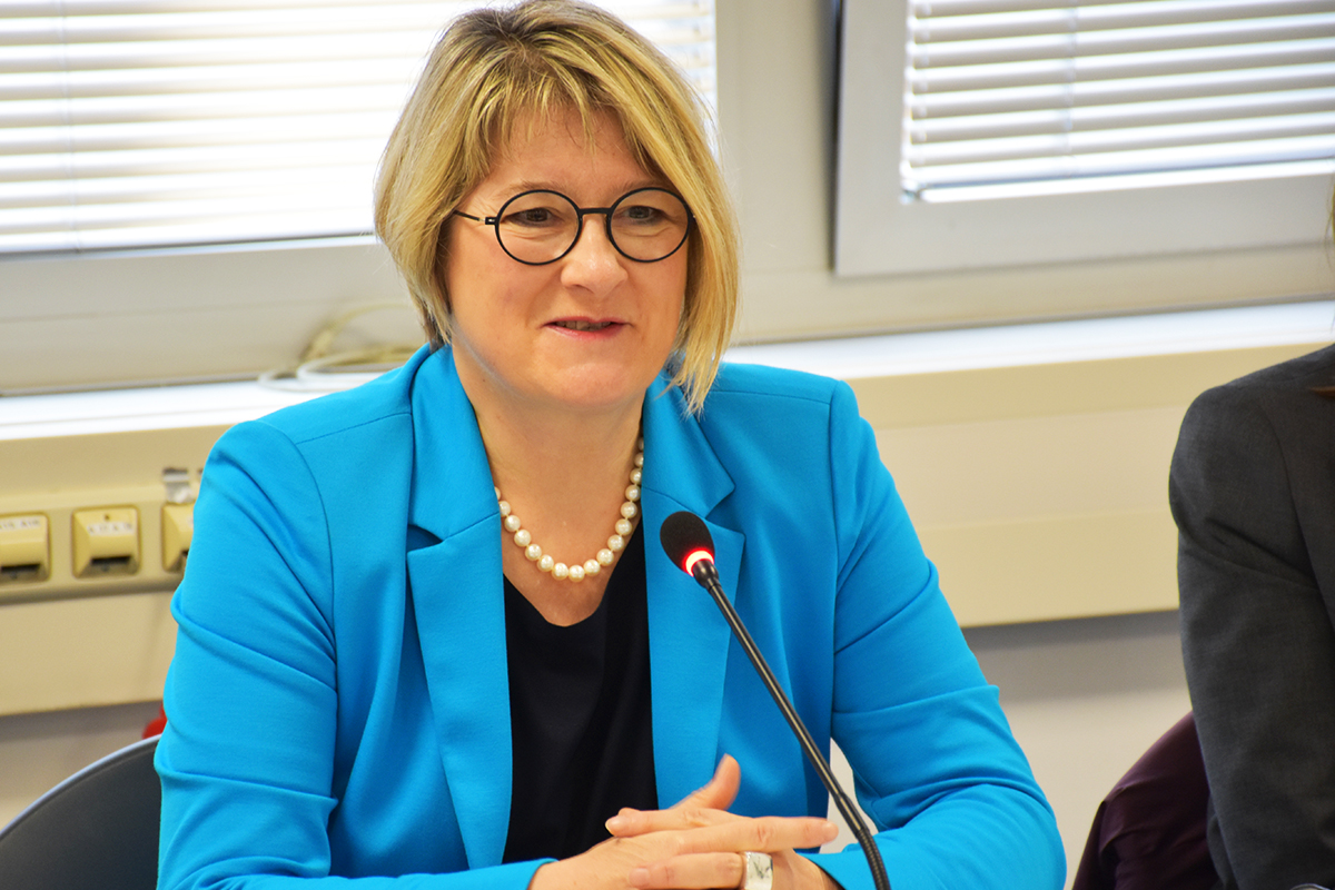 Iris Graffunder, Bundesgesellschaft für Endlagerung/BGE (100. NBG-Sitzung, 14.10.2025/Berlin-Online) (Quelle: Aygül Cizmecioglu) Iris Graffunder, Bundesgesellschaft für Endlagerung/BGE (100. NBG-Sitzung, 14.10.2025/Berlin-Online)