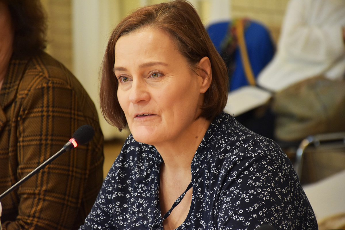 Silke Brenner, NBG-Mitglied (102. NBG-Sitzung, 11.12.2025/Berlin-Online) (Quelle: Aygül Cizmecioglu) Silke Brenner, NBG-Mitglied (102. NBG-Sitzung, 11.12.2025/Berlin-Online)