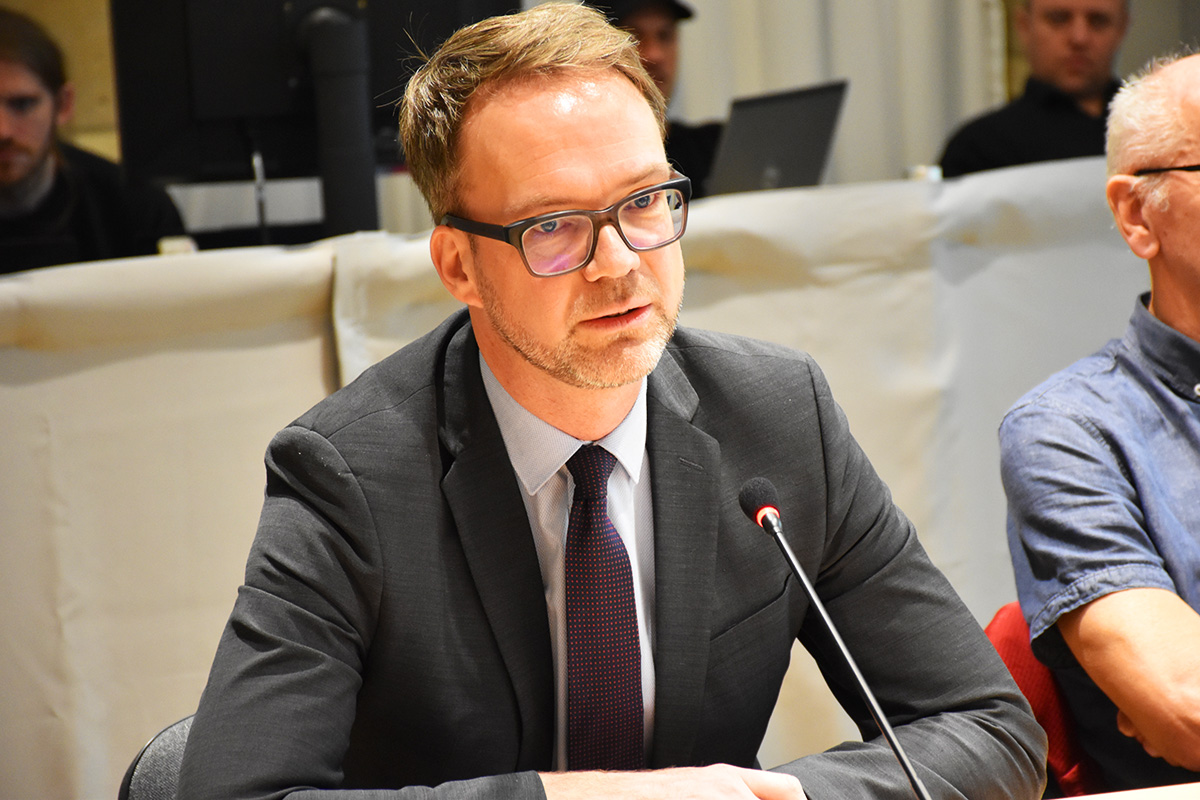 Markus Franke, Landesvertretung des Freistaats Sachsen beim Bund (102. NBG-Sitzung, 11.12.2025/Berlin-Online) (Quelle: Aygül Cizmecioglu) Markus Franke, Landesvertretung des Freistaats Sachsen beim Bund (102. NBG-Sitzung, 11.12.2025/Berlin-Online)