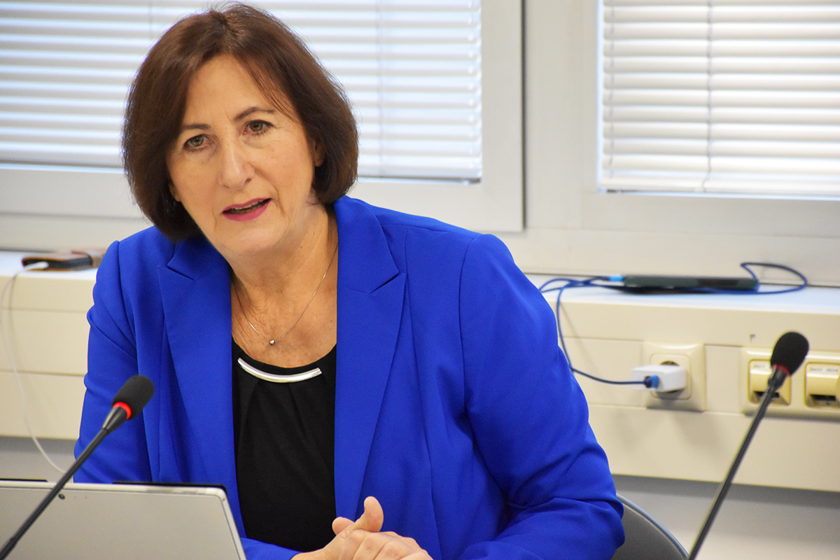 Marion Durst, NBG-Mitglied (104. NBG-Sitzung, 4.2.2026/Berlin-Online) (Quelle: Aygül Cizmecioglu) Marion Durst, NBG-Mitglied (104. NBG-Sitzung, 4.2.2026/Berlin-Online)