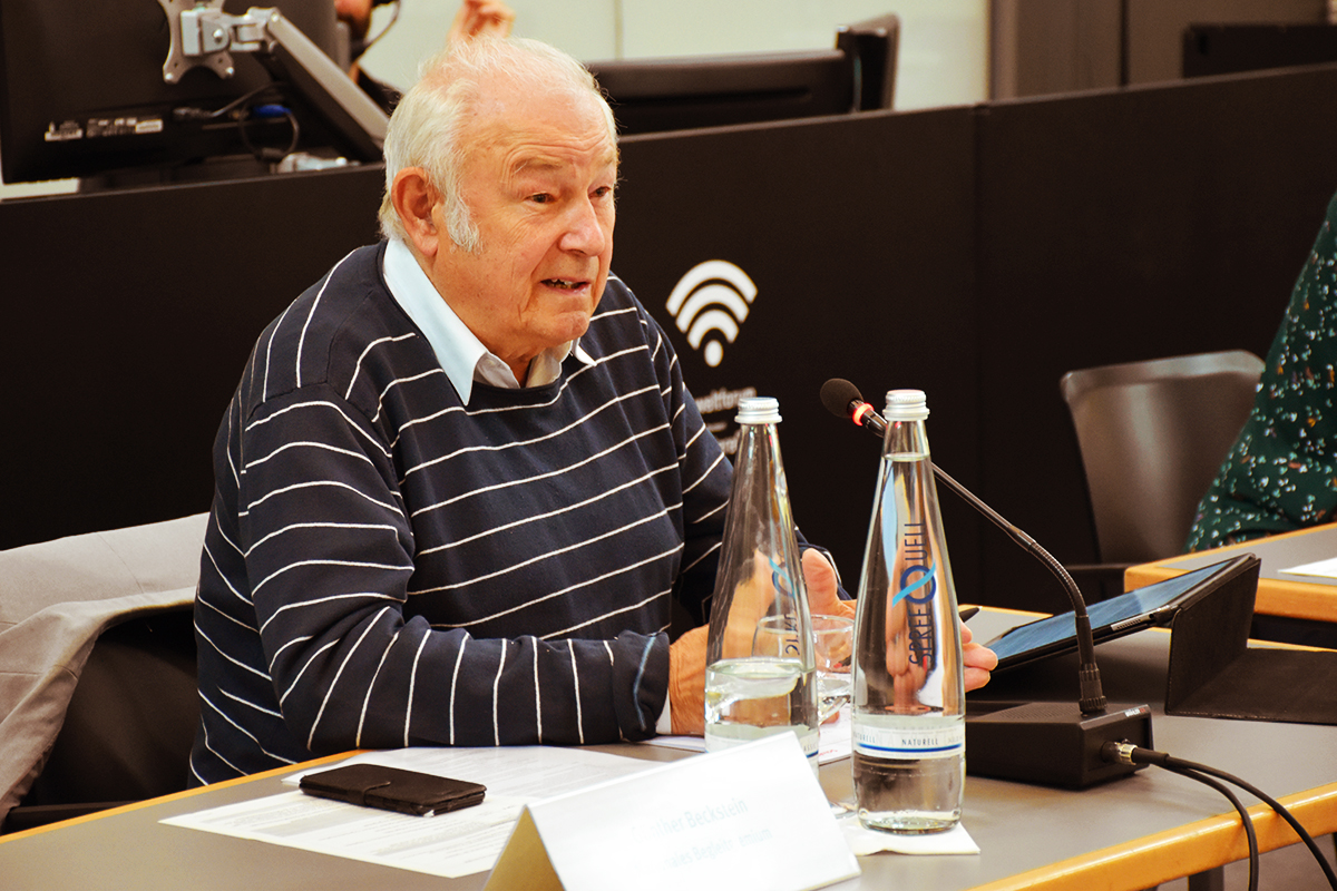 Günther Beckstein, NBG-Mitglied (40. NBG-Sitzung, 09.07.2020/Berlin) (Quelle: Aygül Cizmecioglu) Günther Beckstein, NBG-Mitglied (40. NBG-Sitzung, 09.07.2020/Berlin)