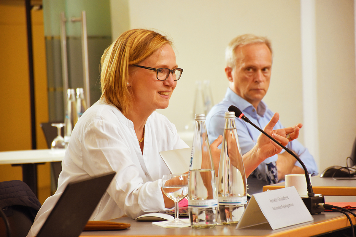 Annette Lindackers, NBG-Mitglied (40. NBG-Sitzung, 09.07.2020/Berlin) (Quelle: Aygül Cizmecioglu) Annette Lindackers, NBG-Mitglied (40. NBG-Sitzung, 09.07.2020/Berlin)