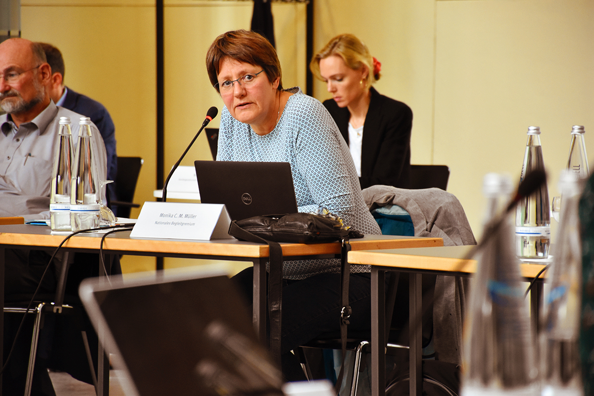 Monika Müller, NBG-Mitglied (40. NBG-Sitzung, 09.07.2020/Berlin)