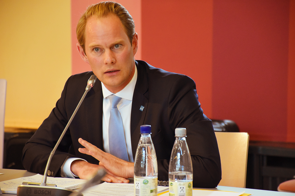 Steffen Kanitz, Mitglied Geschäftsführung Bundesgesellschaft für Endlagerung/BGE (41. NBG-Sitzung, 04.08.2020/Berlin) (Quelle: Aygül Cizmecioglu) Steffen Kanitz, Mitglied Geschäftsführung Bundesgesellschaft für Endlagerung/BGE (41. NBG-Sitzung, 04.08.2020/Berlin)