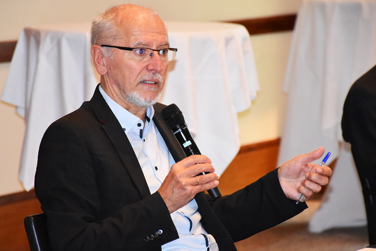NBG-Ko-Vorsitzender Armin Grunwald (56. NBG-Sitzung, 5.11.2021/Berlin) (Quelle: Aygül Cizmecioglu) NBG-Ko-Vorsitzender Armin Grunwald (56. NBG-Sitzung, 5.11.2021/Berlin)