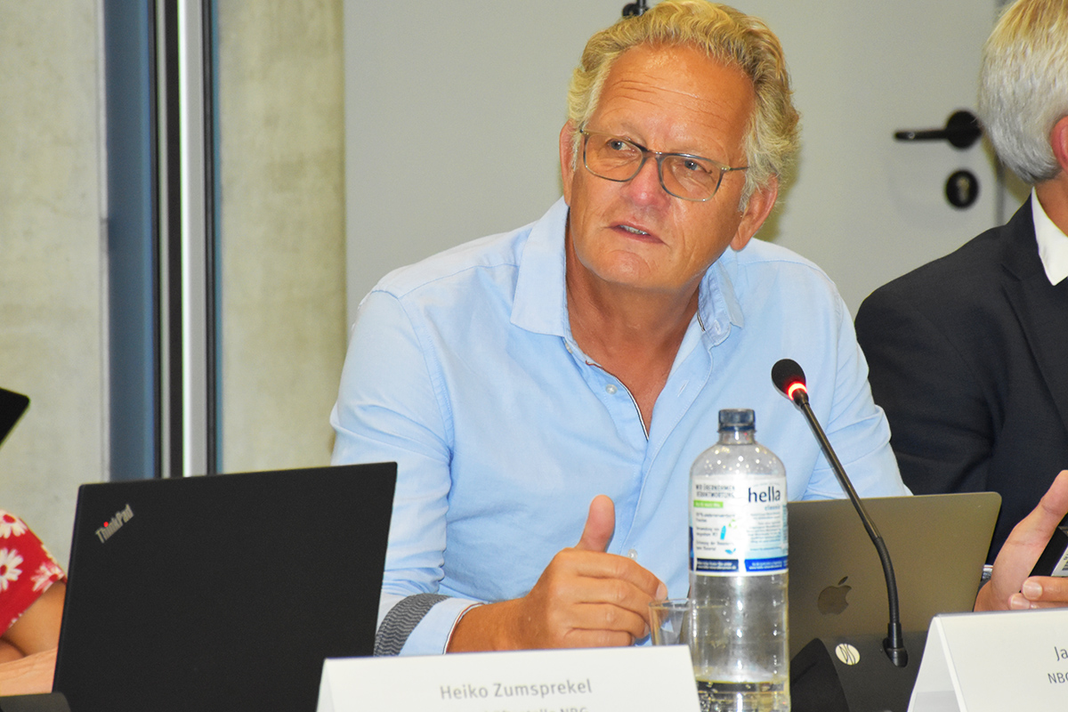 Jan Behrmann, NBG-Sachverständiger (64. NBG-Sitzung, 19.7.2022/Berlin-Online) (Quelle: Aygül Cizmecioglu) Jan Behrmann, NBG-Sachverständiger (64. NBG-Sitzung, 19.7.2022/Berlin-Online)