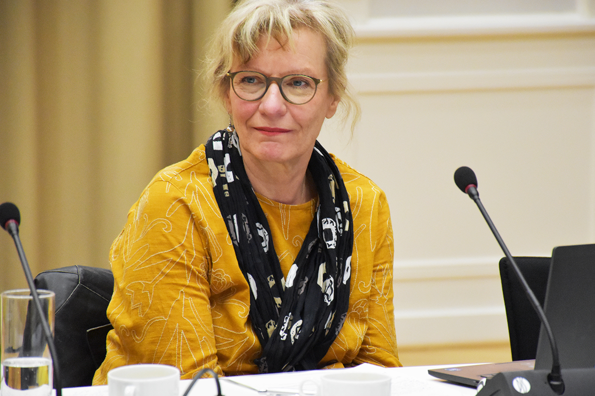 NBG-Mitglied Maria-Theresia Schafmeister (74. NBG-Sitzung, 17.5.2023/Berlin-Online) (Quelle: Aygül Cizmecioglu) NBG-Mitglied Maria-Theresia Schafmeister (74. NBG-Sitzung, 17.5.2023/Berlin-Online)