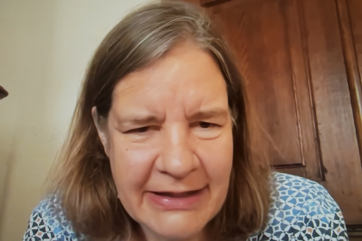 Miranda Schreurs, Ko-Vorsitzende NBG (77. NBG-Sitzung, 12.9.2023/Berlin-Online) (Quelle: Aygül Cizmecioglu) Miranda Schreurs, Ko-Vorsitzende NBG (77. NBG-Sitzung, 12.9.2023/Berlin-Online)