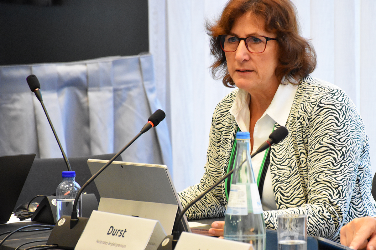 NBG-Mitglied Marion Durst (78. NBG-Sitzung, 27.10.2023/Berlin-Online) (Quelle: Aygül Cizmecioglu) NBG-Mitglied Marion Durst (78. NBG-Sitzung, 27.10.2023/Berlin-Online)