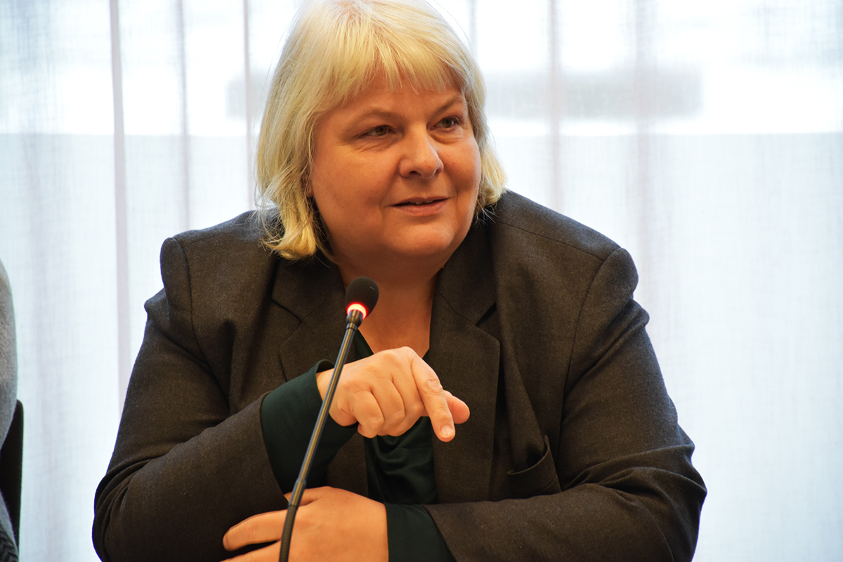 Dagmar Dehmer, Bundesgesellschaft für Endlagerung/BGE (80. NBG-Sitzung, 5.12.2023/Berlin-Online) (Quelle: Aygül Cizmecioglu) Dagmar Dehmer, Bundesgesellschaft für Endlagerung/BGE (80. NBG-Sitzung, 5.12.2023/Berlin-Online)