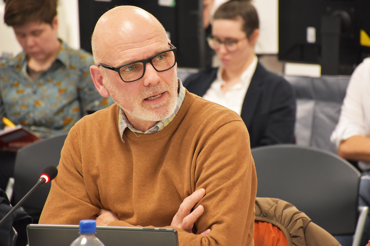 NBG-Mitglied Manfred Suddendorf (82. NBG-Sitzung, 23.2.2024/Berlin-Online) (Quelle: Aygül Cizmecioglu) NBG-Mitglied Manfred Suddendorf (82. NBG-Sitzung, 23.2.2024/Berlin-Online)