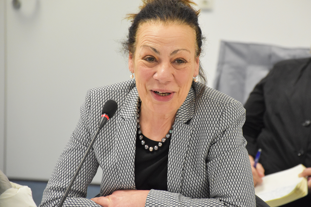 Marlis Koop, Geschäftsführerin Bundesgesellschaft für Endlagerung / BGE (82. NBG-Sitzung, 23.2.2024/Berlin-Online) (Quelle: Aygül Cizmecioglu) Marlis Koop, Geschäftsführerin Bundesgesellschaft für Endlagerung / BGE (82. NBG-Sitzung, 23.2.2024/Berlin-Online)