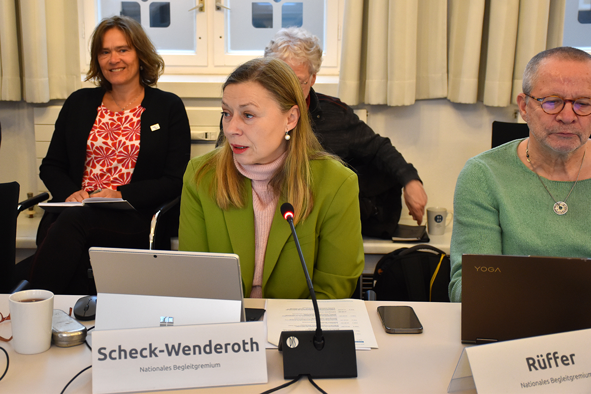 Magdalena Scheck-Wenderoth, NBG-Mitglied (94. NBG-Sitzung, 12.2.2025/Berlin-Online) (Quelle: Ellen Boettcher) Magdalena Scheck-Wenderoth, NBG-Mitglied (94. NBG-Sitzung, 12.2.2025/Berlin-Online)