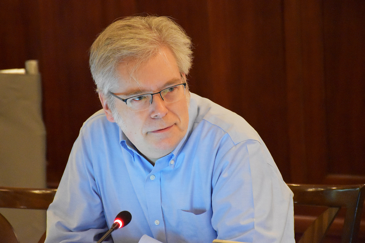 Hans Hagedorn, Partizipationsbeauftragter (95. NBG-Sitzung, 6.3.2025/Berlin-Online) (Quelle: Aygül Cizmecioglu) Hans Hagedorn, Partizipationsbeauftragter (95. NBG-Sitzung, 6.3.2025/Berlin-Online)