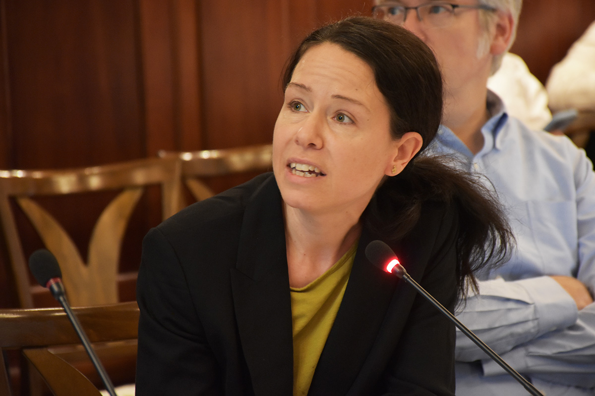 Magdalena Bottig, NBG-Gutachterin (95. NBG-Sitzung, 6.3.2025/Berlin-Online) (Quelle: Aygül Cizmecioglu) Magdalena Bottig, NBG-Gutachterin (95. NBG-Sitzung, 6.3.2025/Berlin-Online)