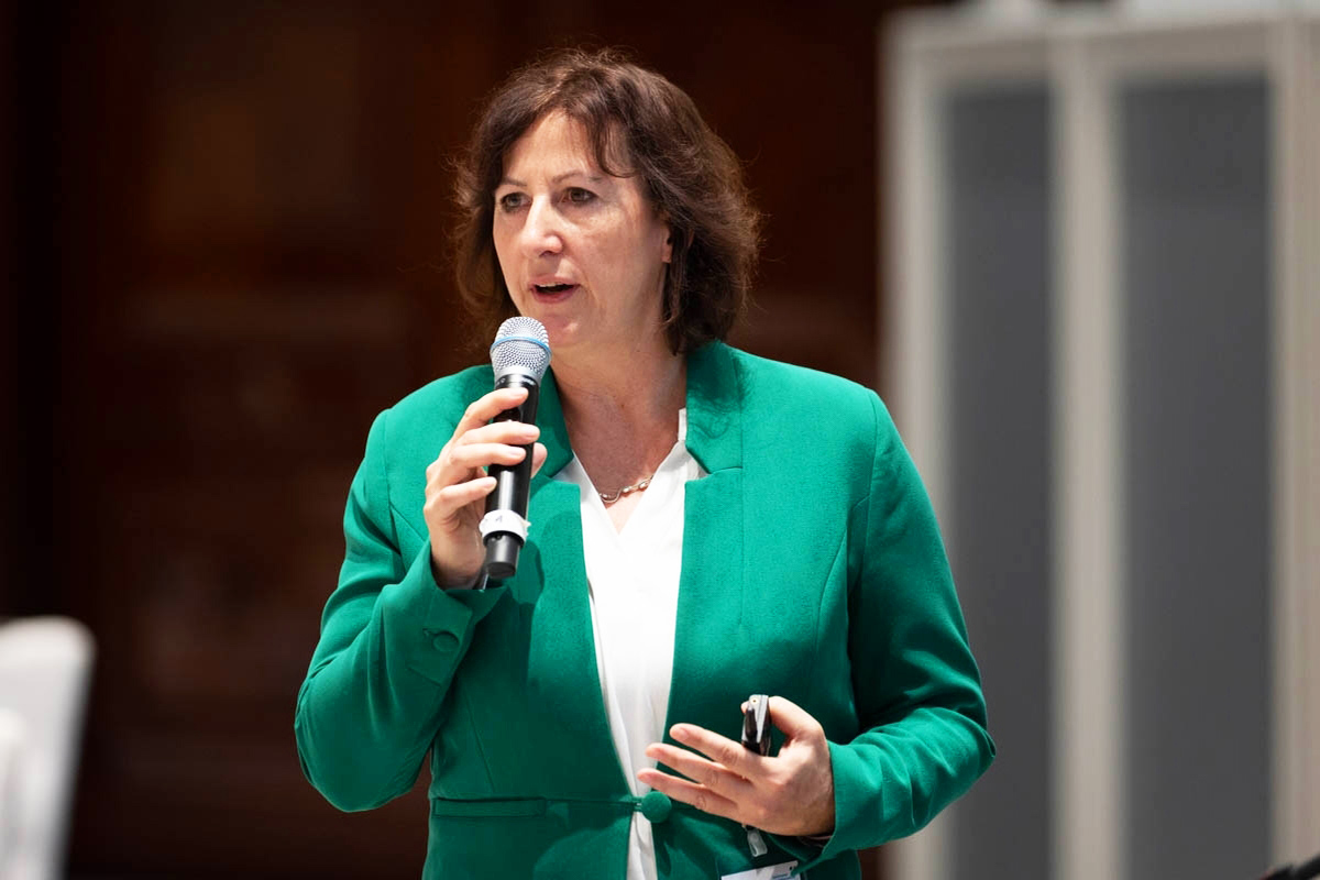 NBG-Mitglied Marion Durst (NBG-Veranstaltung "Wie gelingt gute Beteiligung? Bilanz & Perspektiven", 6.11.2021/Berlin) (Quelle: Peter-Paul Weiler/Bildkraftwerk) NBG-Mitglied Marion Durst (NBG-Veranstaltung "Wie gelingt gute Beteiligung? Bilanz & Perspektiven", 6.11.2021/Berlin)