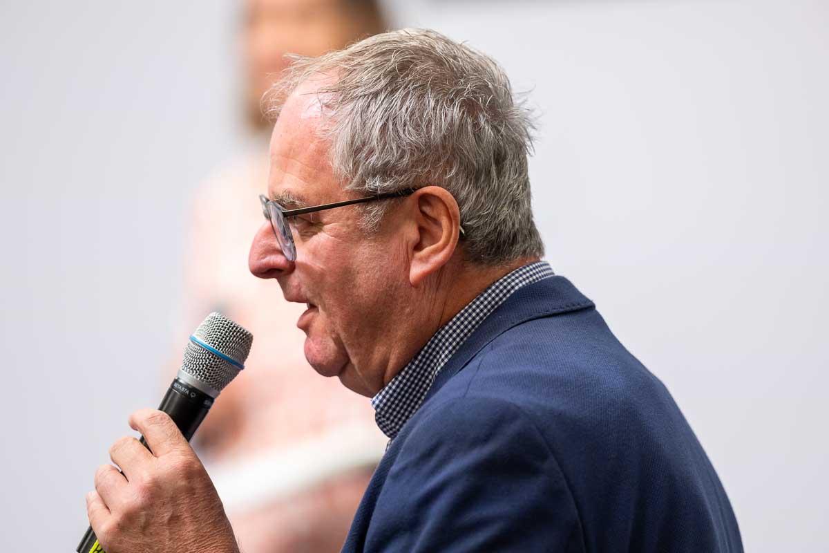 Teilnehmer (NBG-Veranstaltung "Endlagersuche dauert länger - was nun? Bilanz & Perspektiven", 14.10.2023, Berlin-Online) (Quelle: Bundesfoto/Bernd Lammel) Teilnehmer (NBG-Veranstaltung "Endlagersuche dauert länger - was nun? Bilanz & Perspektiven", 14.10.2023, Berlin-Online)