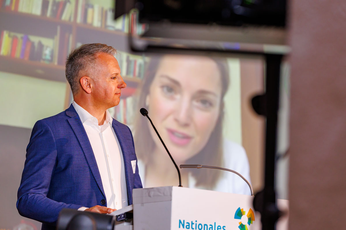 Andy Barnekow (NBG-Veranstaltung "Die Zukunft im Blick: Endlagersuche als Mehrgenerationenaufgabe", 17.5.2025, Berlin) (Quelle: Bernd Lammel/Bundesfoto) Andy Barnekow (NBG-Veranstaltung "Die Zukunft im Blick: Endlagersuche als Mehrgenerationenaufgabe", 17.5.2025, Berlin)