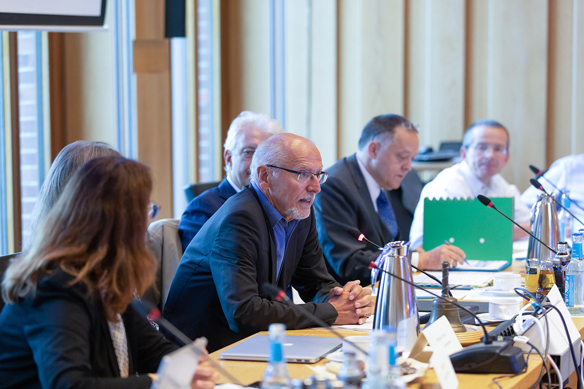Armin Grunwald, Ko-Vorsitzender NBG (NBG-Veranstaltung "Atommüll-Lagerung in Deutschland: Von der Zwischen- zur Endlagerung", 14.9.2022/Ahaus)