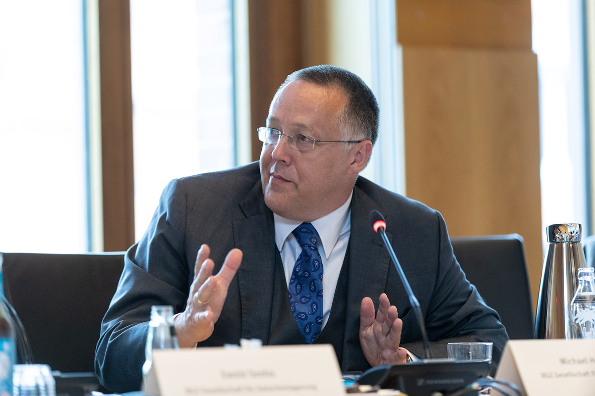 Michael Hoffmann, BGZ (NBG-Veranstaltung "Atommüll-Lagerung in Deutschland: Von der Zwischen- zur Endlagerung", 14.9.2022/Ahaus) (Quelle: Bundesfoto/Zöhre Kurc) Michael Hoffmann, BGZ (NBG-Veranstaltung "Atommüll-Lagerung in Deutschland: Von der Zwischen- zur Endlagerung", 14.9.2022/Ahaus)
