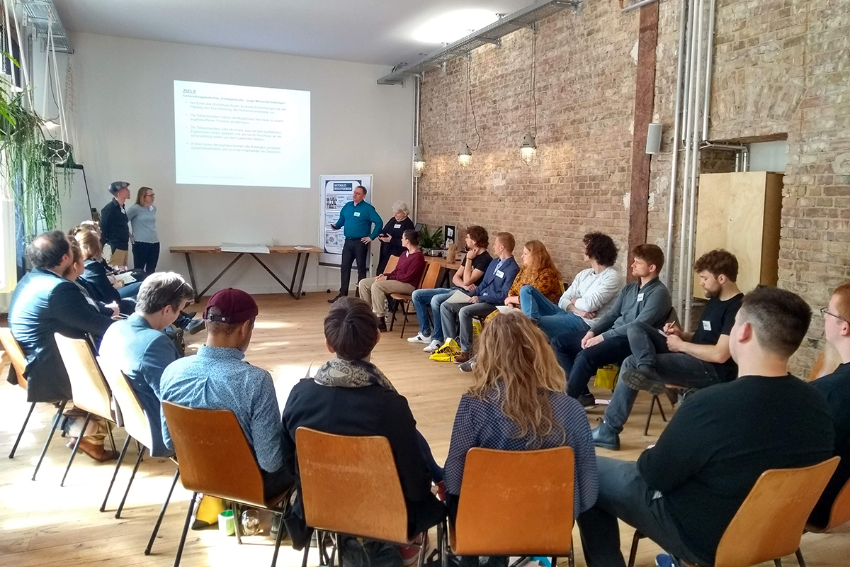 Abschlussdiskussion (Vorbereitungstreffen Jugendworkshop 10.05.2019 / Berlin) (Quelle: Katharina Scheer/BfE) Abschlussdiskussion (Vorbereitungstreffen Jugendworkshop 10.05.2019 / Berlin)