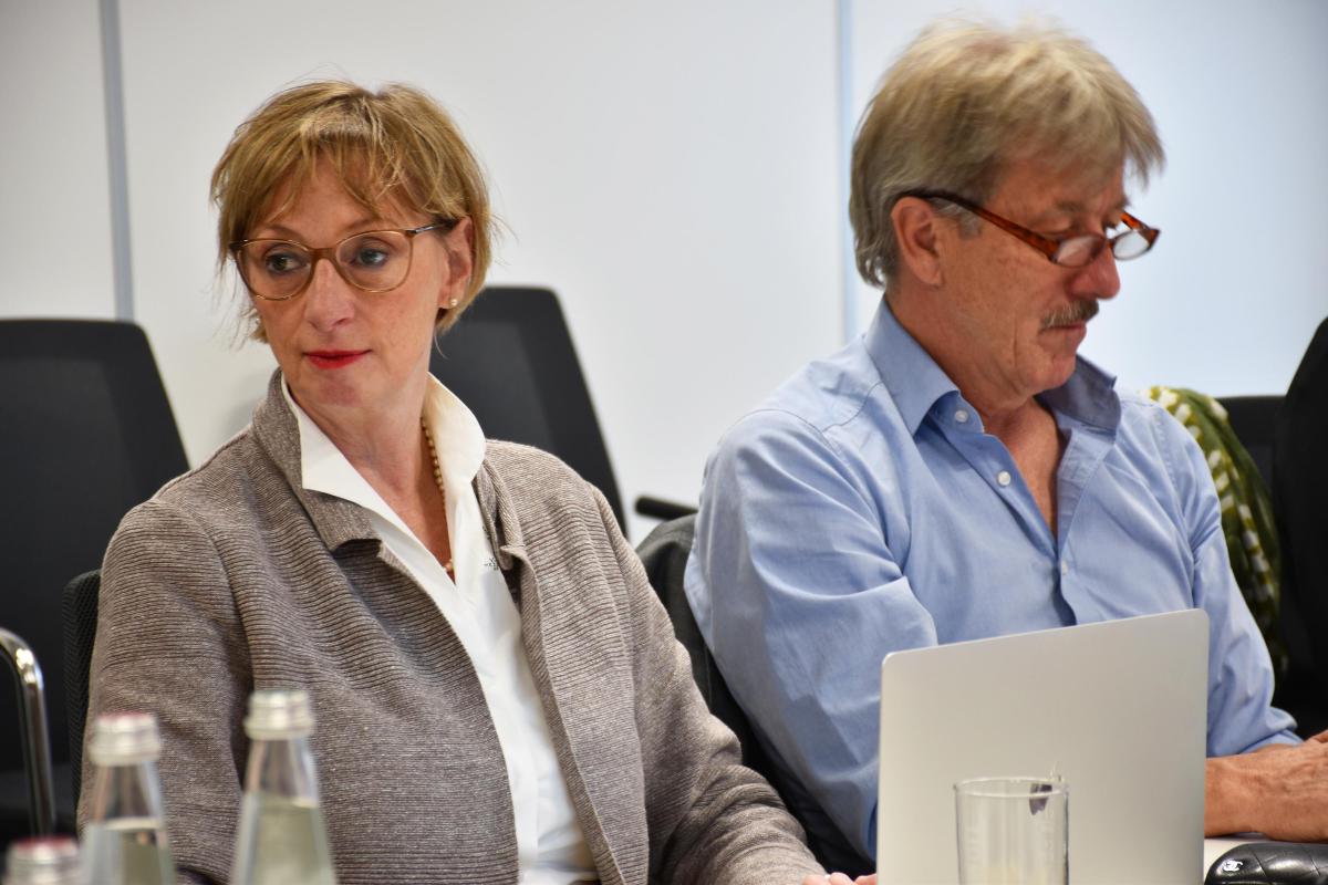 Bettina Gaebel und Klaus Brunsmeier, Mitglieder des Nationalen Begleitgremiums (21. NBG-Sitzung Kassel 18.10.2018)