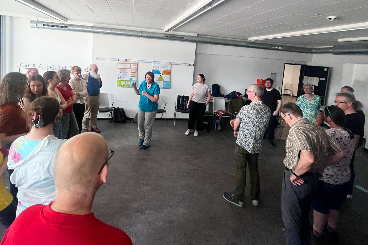 NBG-Workshop "Aufklärung statt Angst" auf dem Evangelischen Kirchentag (2.5.2025/Hannover) (Quelle: Toni Mey) NBG-Workshop "Aufklärung statt Angst" auf dem Evangelischen Kirchentag (2.5.2025/Hannover)