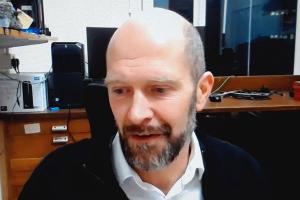 Dr. Florian Fusseis bei Vorstellung NBG-Gutachten Ton und Kristallin (16.12.2020/Online)