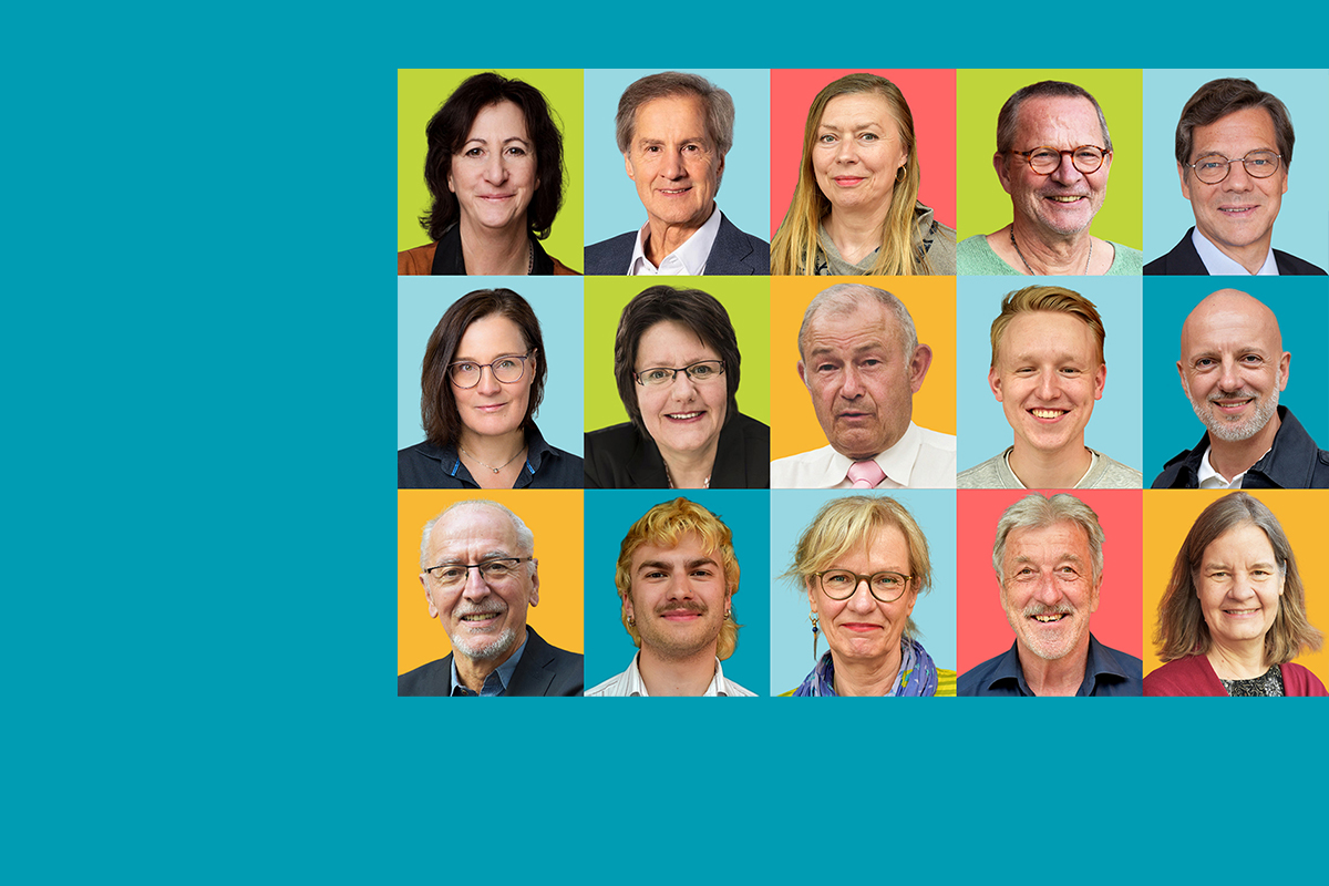 Fotocollage Mitglieder des Nationalen Begleitgremiums Fotocollage Mitglieder des Nationalen Begleitgremiums